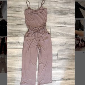 Tan/Nude Stretchy Jumpsuit